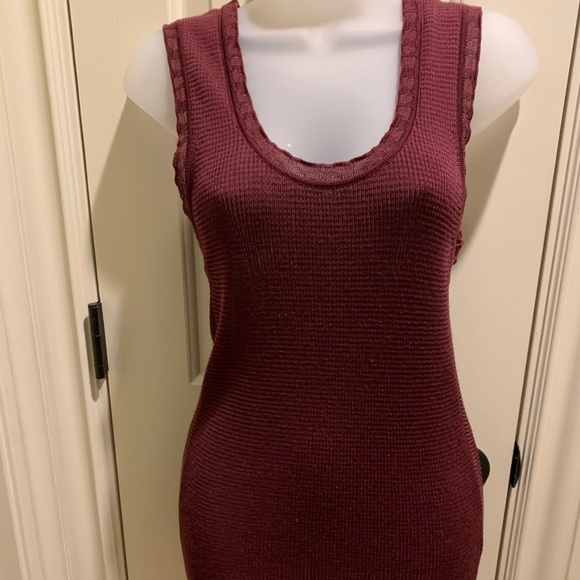 M Missoni Burgundy Knit Cardigan Sweater Set Sz 48 - Picture 3 of 4